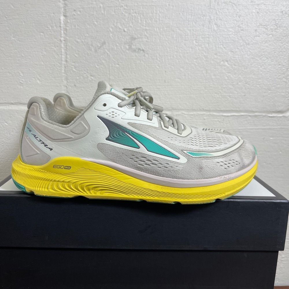 Altra Paradigm 6 AL0A5471270 Gray Yellow‎ Trail Running Shoes Sneaker Mens 11.5M